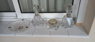 Juego tocador cristal