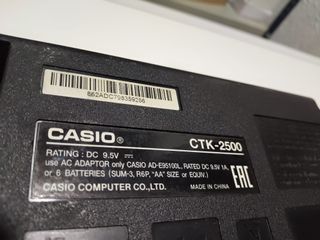 Teclado Casio CTK-2500