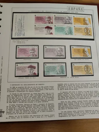 Lote 6 Álbumes de Sellos Filabo 1975-2001