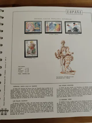 Lote 6 Álbumes de Sellos Filabo 1975-2001