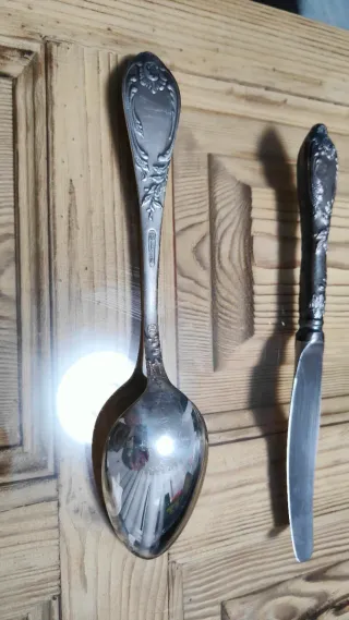 Lote 41 cubiertos alpaca plateada