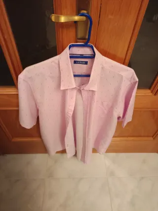 Camisa LANGZI Talla L Manga Corta