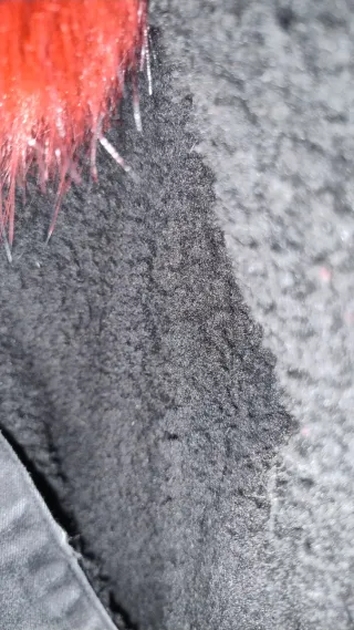 Cazadora vaquera negra con borreguito