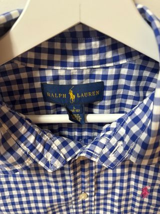 Camisa Ralph Lauren Cuadros Azul Marino