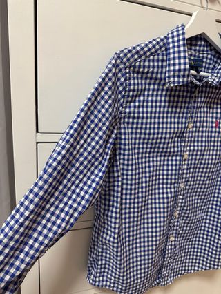 Camisa Ralph Lauren Cuadros Azul Marino