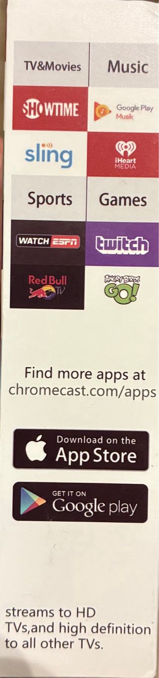 Google Chromecast HDMI Dongle