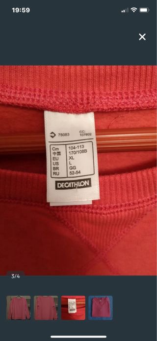 Sudadera Domyos mujer rosa
