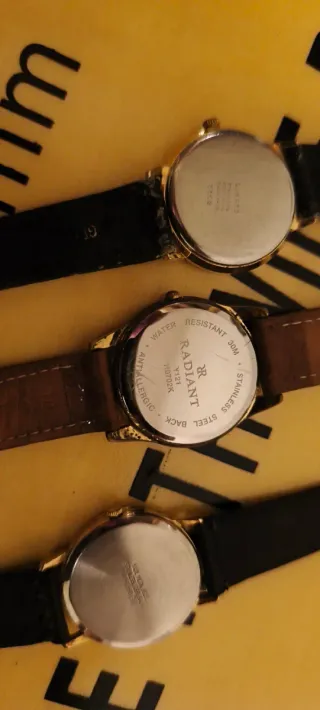 Lote 3 Relojes Vintage Quartz