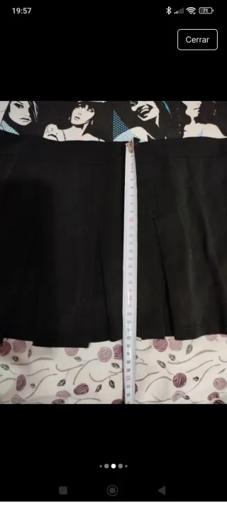 Vestido Bershka estampado caras