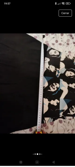 Vestido Bershka estampado caras