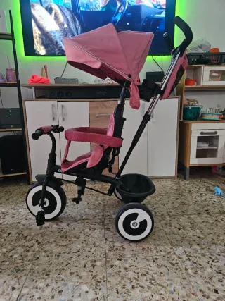 Triciclo Carro Niña Rosa