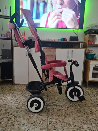 Triciclo Carro Niña Rosa