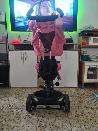 Triciclo Carro Niña Rosa