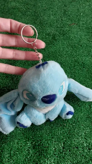Llavero Stitch Peluche Azul