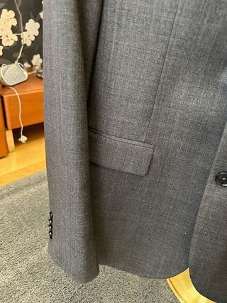 Traje Mango Gris Caballero