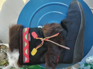 Stivaletti donna neri multicolor