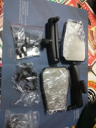 Retrovisores Moto Universales pareja espejos nuevo