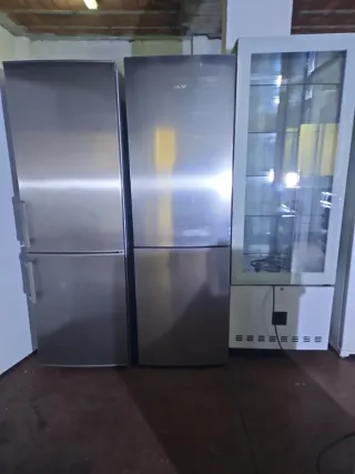 Nevera Haier plateada