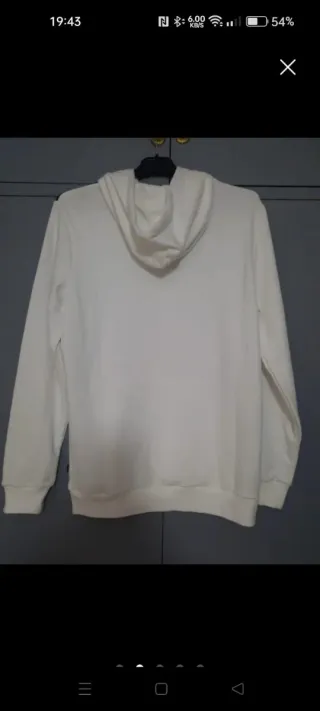 Sudadera Puma Blanca con Etiquetas