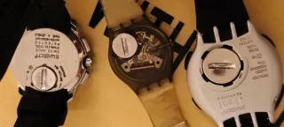 Lote 3 relojes Swatch