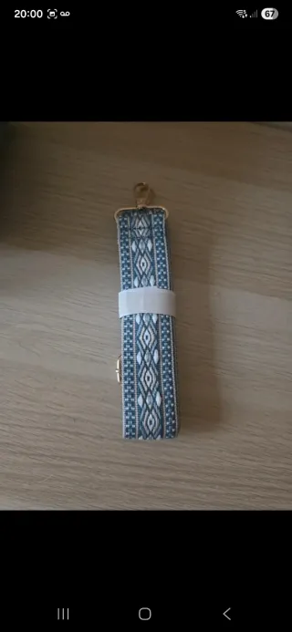 Borsetta Charro blu e oro