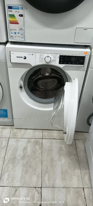 Lavadora Fagor 8 kg A+++ RPM 1400