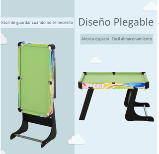 Mesa Multijuegos 4 en 1 Plegable