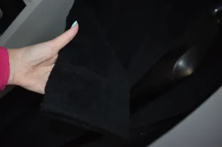 Cappotto Lana Nero stile oversize