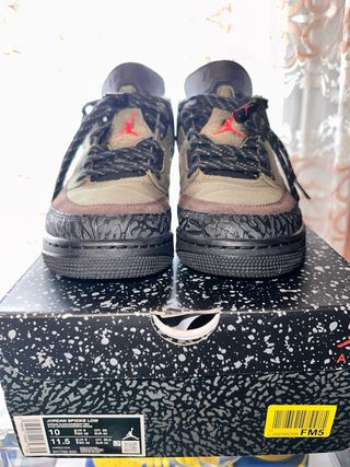 Jordan Spizike Low Zapatillas Marrón Verde