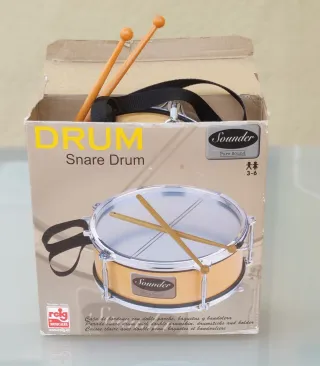 Tambor infantil Sounder con baquetas