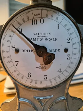 Báscula Salter Antigua Vintage Británica
