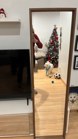 Espejo Marco Marrón