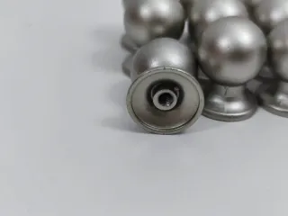 10 Pomos Esféricos Cromo Cajonera