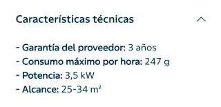 Estufa Orbegozo HBF 95 llama azul