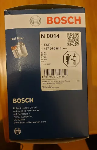 Filtro Gasóleo Bosch 1457 070 014
