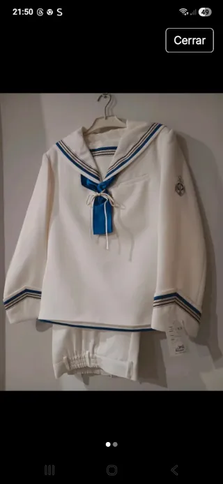 Traje de Comunión Marinero Azul