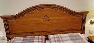 Mesillas y cabecero 150cm madera