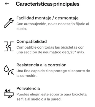 Soporte 5 Bicicletas Metálico