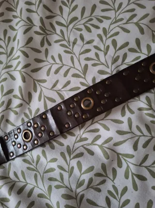 Cinturón vintage marrón 85cm