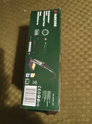 Soldador Parkside con accesorios