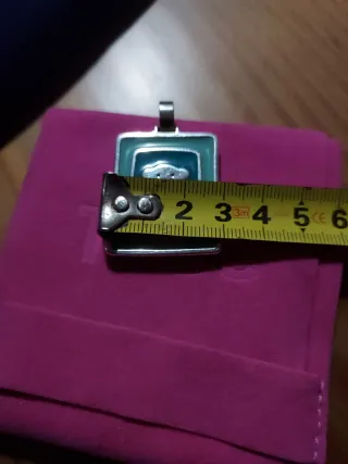 Colgante Tous Plata y Esmalte Azul