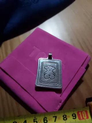 Colgante Tous Plata y Esmalte Azul