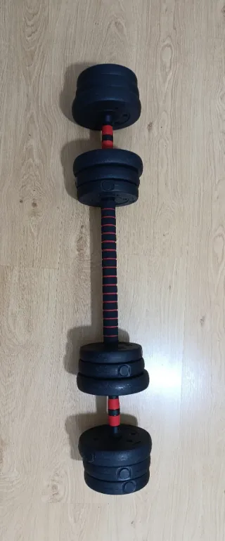 2 Mancuernas 10kg Ajustables