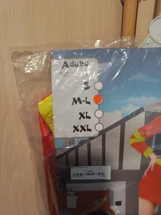 Disfraz Bombera Sexy Talla M-L