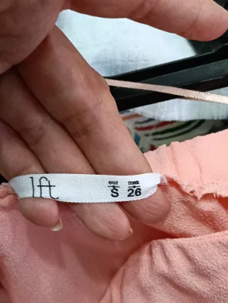 Vestido palabra de honor Lefties Talla S