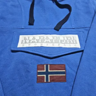 Felpa Napapijri Uomo Blu Taglia XS