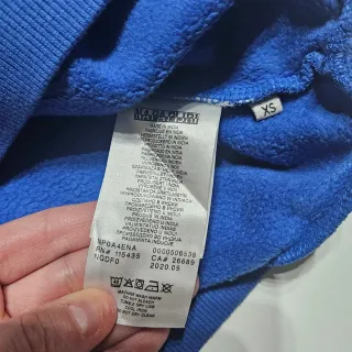 Felpa Napapijri Uomo Blu Taglia XS