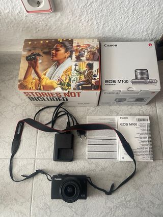 Canon EOS M100 Cámara Negra