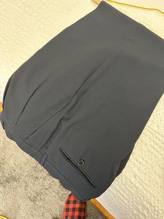 Traje Caramelo con chaleco negro de caballero