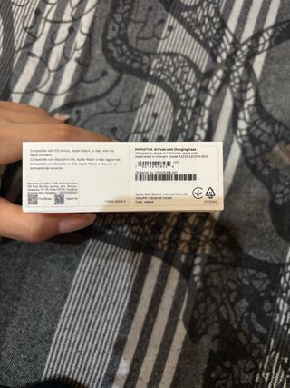 Caja AirPods Apple Blanca